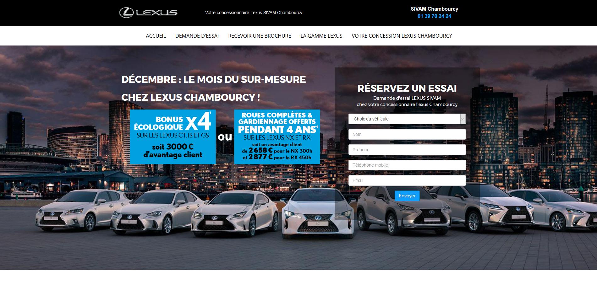 LEXUS - CONCESSION LEXUS CHAMBOURCY